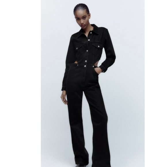 New with tag, zara cutout jumpsuit! Size S - Picture 2 of 2